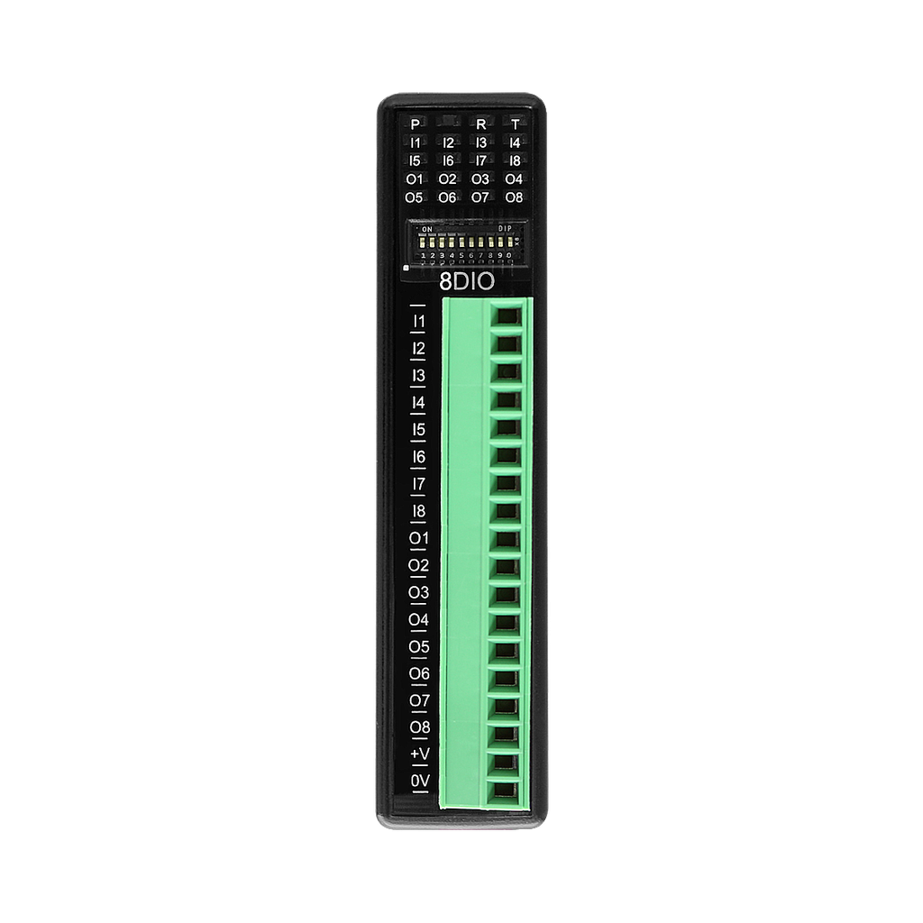 IO-8DIO Modbus IO Modules | Modbus Digital I/O Module with 8